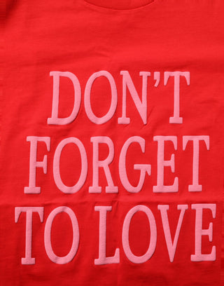 Red Graphic Cotton Jersey Crew Neck T-shirt