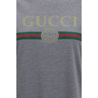 Gray Cotton T-Shirt