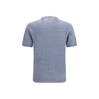 Blue Linen T-Shirt