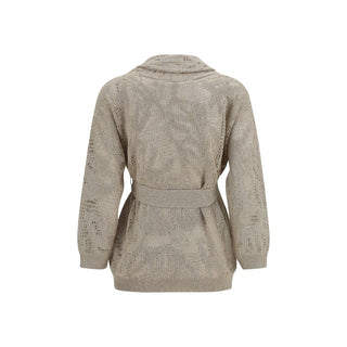 Beige Linen Cardigan