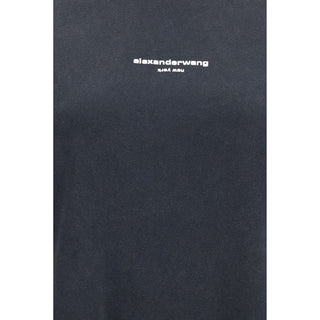 Camiseta de algodón gris