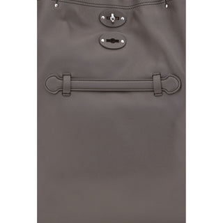 Gray Calf Leather Bos Taurus Shoulder Bag