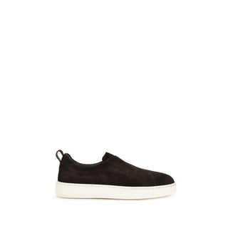 Brown Calf Leather Bos Taurus Sneakers
