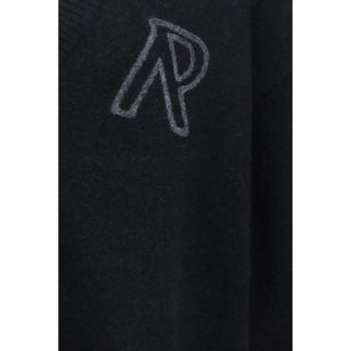 Black Alpaca Vicugna Pacos Cardigan