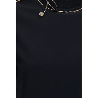 Camiseta de algodón negro