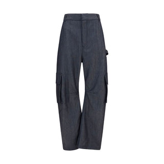 Blue Wool Oves Aries Cargo Pants