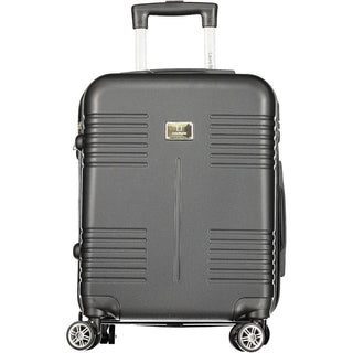 Black Polyurethane Women's Travel Bag