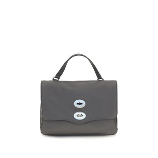 Gray Calf Leather Bos Taurus Handbag