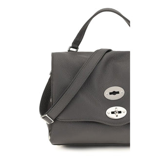 Gray Calf Leather Bos Taurus Handbag