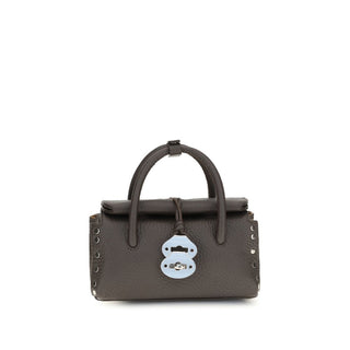 Brown Calf Leather Bos Taurus Handbag