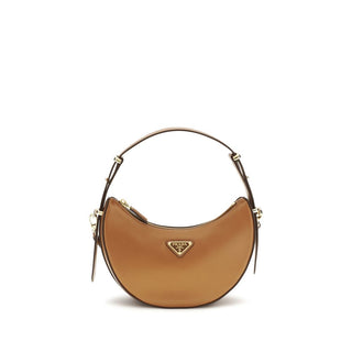 Beige Calf Leather Bos Taurus Shoulder Bag