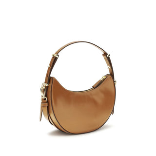 Beige Calf Leather Bos Taurus Shoulder Bag