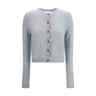 Gray Cashmere Cardigan