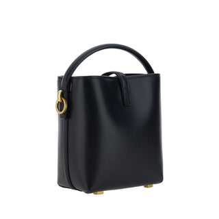 Black Calf Leather Bos Taurus Shoulder Bag