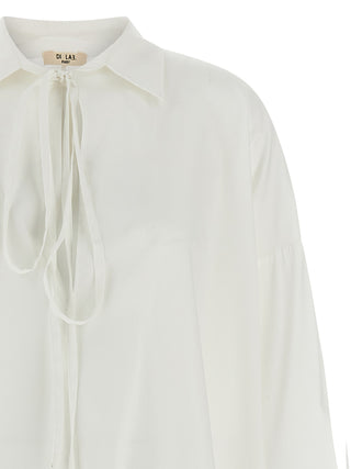 White Silk Blouse