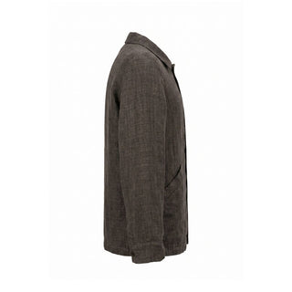 Grey Linen Men's Jacket