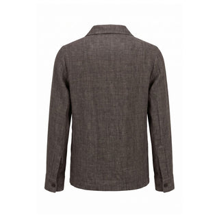 Grey Linen Men's Jacket