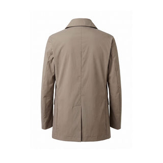 Brown Cotton Men's Jacket