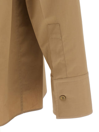 Blusa beige de algodón