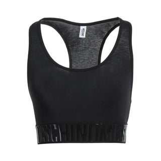 Black Cotton Sport Bra