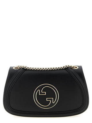 Bolso de hombro de becerro negro
