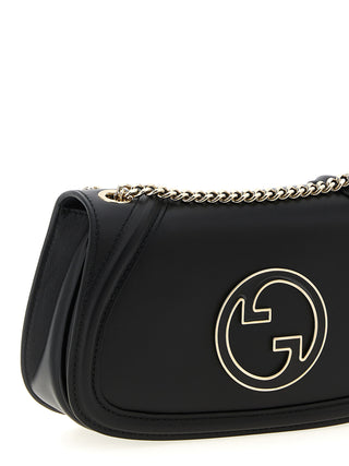 Bolso de hombro de becerro negro