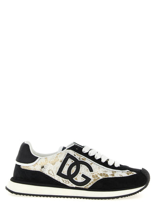 Bicolor Cotton Sneakers