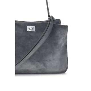 Gray Calf Leather Bos Taurus Handbag