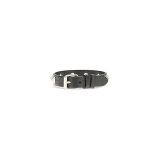 Black Calf Leather Bos Taurus Bracelet