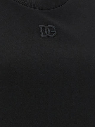 Black Cotton Sleeveles T-Shirt