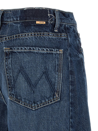 Blue Cotton Bermuda Shorts