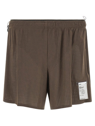 Gray Polyamide Bermuda Shorts