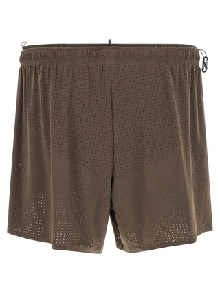 Gray Polyamide Bermuda Shorts