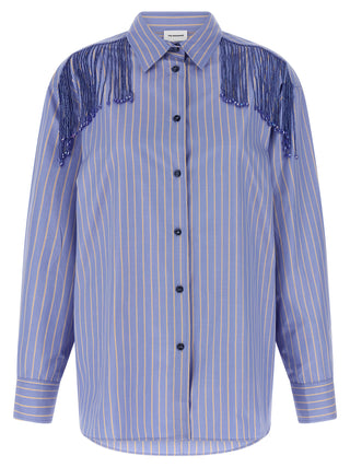 Blue Cotton Blouse