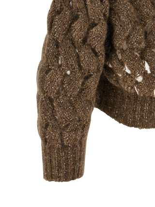 Brown Wool Cardigan