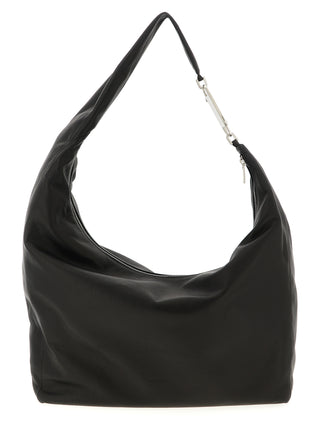 Bolso de hombro de becerro negro