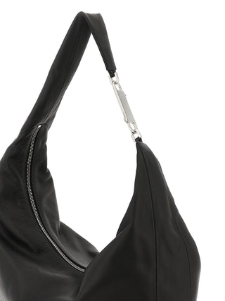 Bolso de hombro de becerro negro