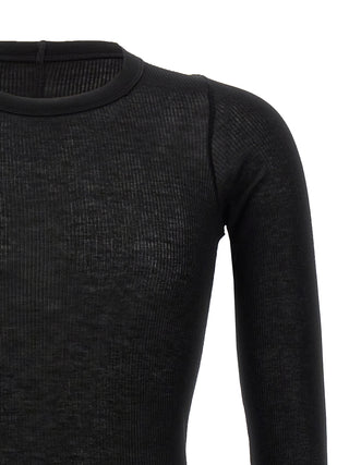 Black Viscose T-Shirt