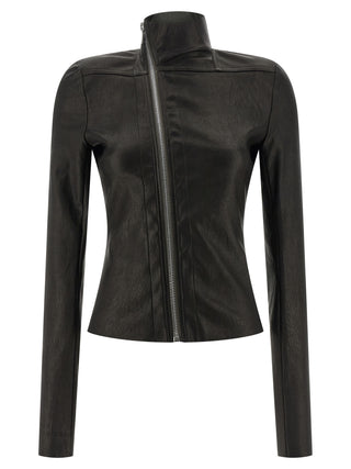 Black Lamb Leather Leather Jacket