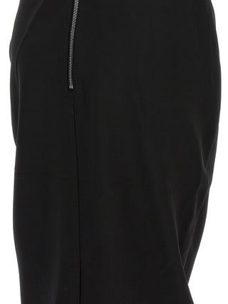 Black Wool Long Dress