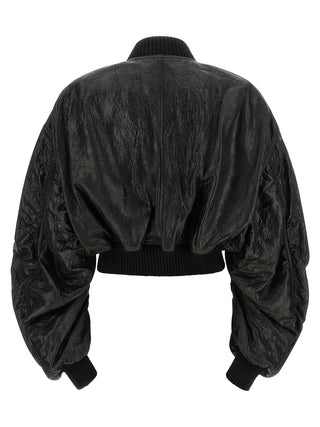 Black Lamb Leather Leather Jacket