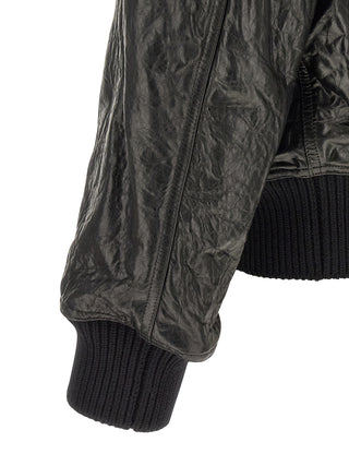 Black Lamb Leather Leather Jacket