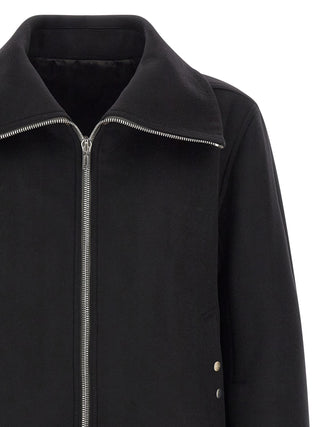 Black Virgin Wool Bomber
