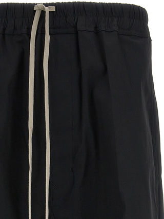 Pantalones casuales de algodón negro