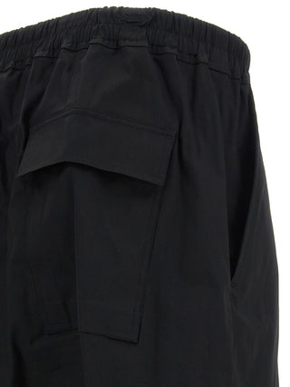 Pantalones casuales de algodón negro