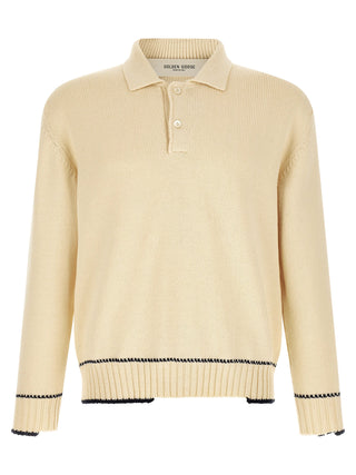 White Cotton Polo Shirt