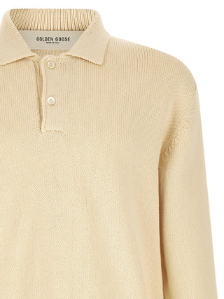 White Cotton Polo Shirt