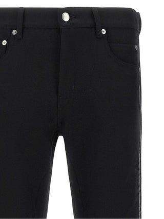 Black Virgin Wool Pants