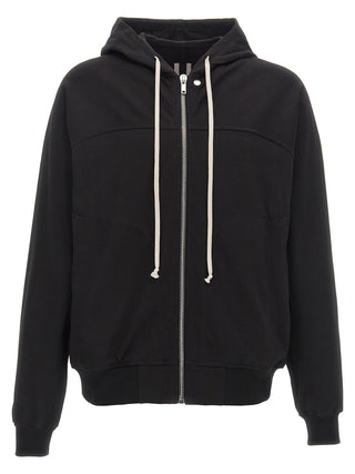 Black Cotton Hoodie