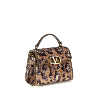 Multicolor Silk Handbag